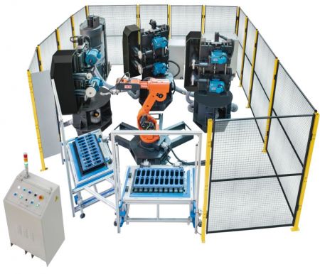 ロボットアーム応用-研磨作業ステーション - ロボットアーム応用-研磨作業ステーション